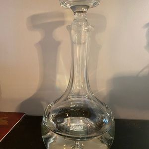 Krosno Rare Find Glass Wine Decanter from Poland